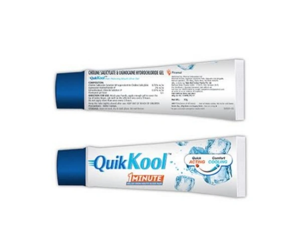 QUIK KOOL GEL mouth ulcer Gel 10gms