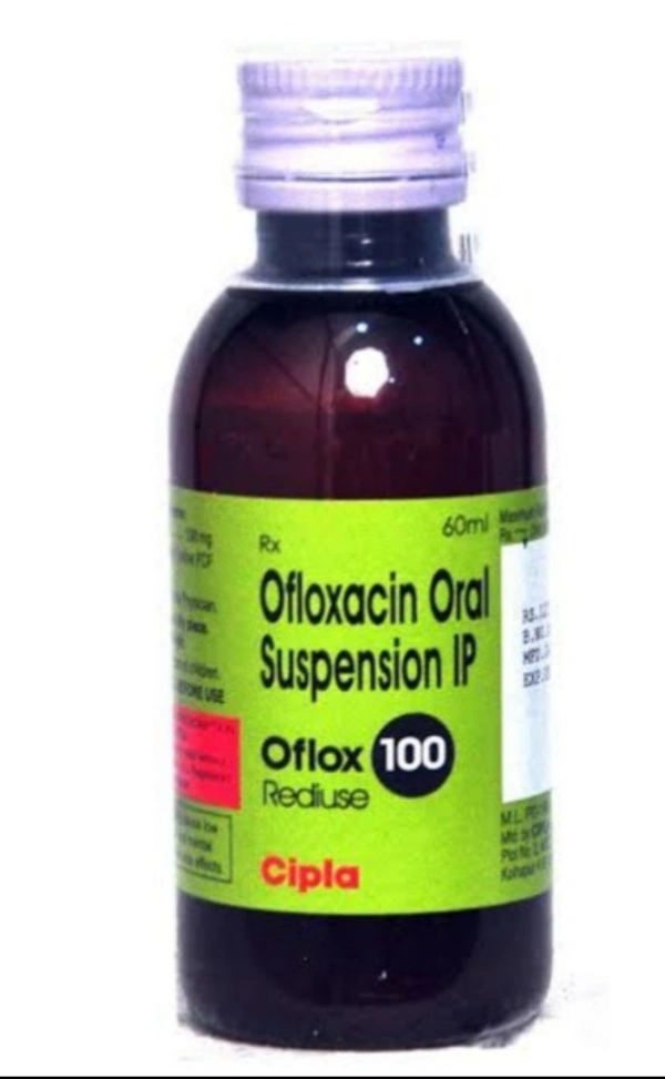 Oflox 100 Rediuse Oral Suspension  - Prescription Required