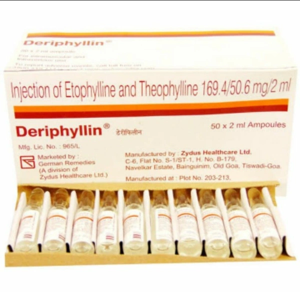 Deriphyllin Injection  - Prescription Required