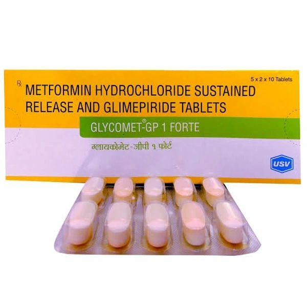 Glycomet-GP 1 Forte Tablet  - Prescription Required