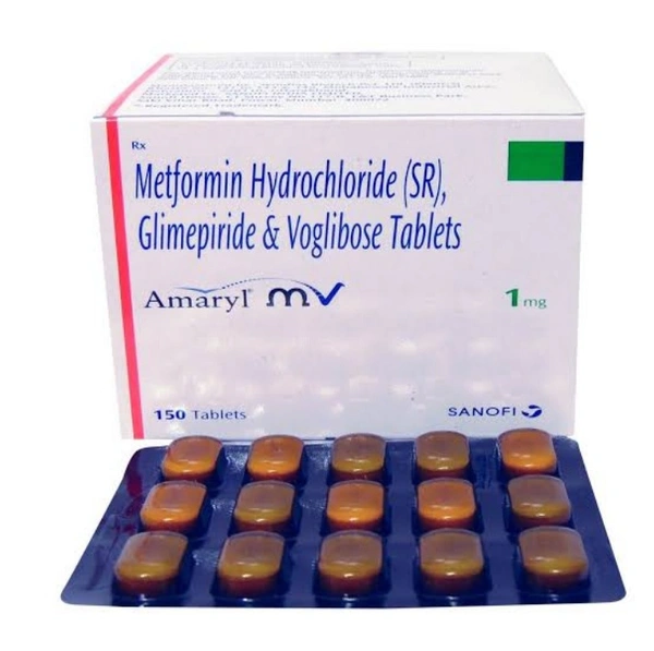 Amaryl MV 1mg Tablet  - Prescription Required