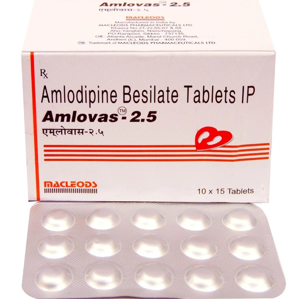 Amlovas 2.5 Tablet - Prescription Required