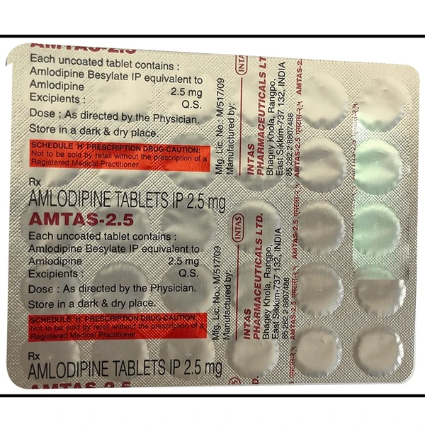 Amtas 2.5 Tablet - Prescription Required