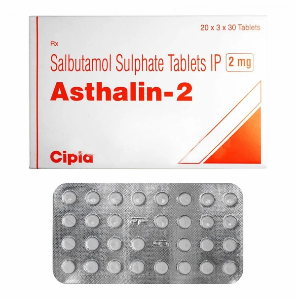 Asthalin 2 Tablet  - Prescription Required