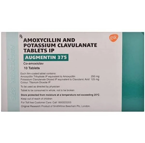 Augmentin 375 Tablet   - Prescription Required