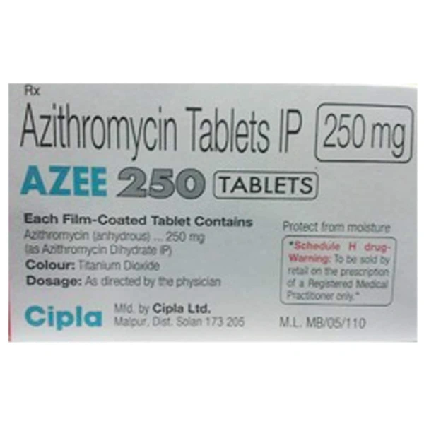 Azee 250 Tablet  - Prescription Required