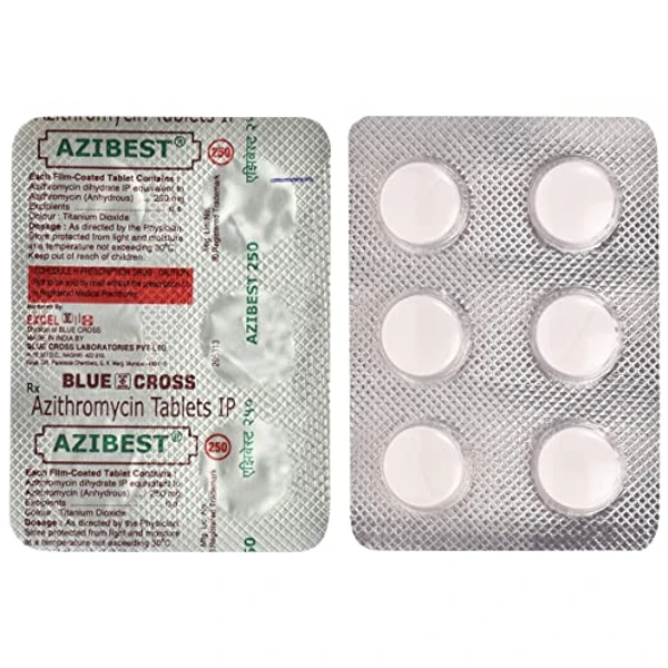 Azibest 250mg Tablet  - Prescription Required