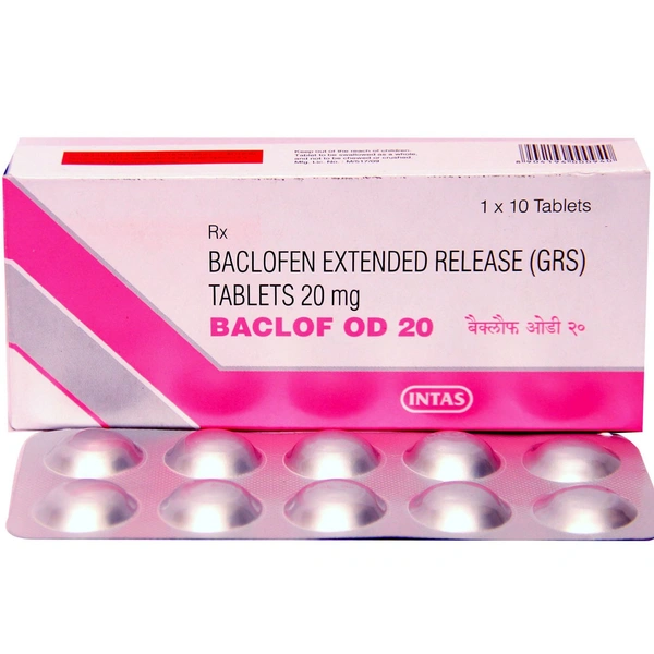 Baclof OD 20 Tablet  - Prescription Required