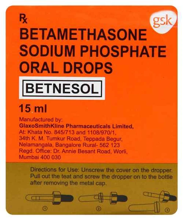 Betnesol Oral Drops  - Prescription Required