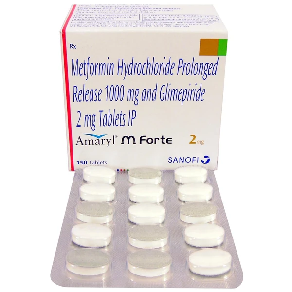 Amaryl M Forte 2mg Tablet  - Prescription Required
