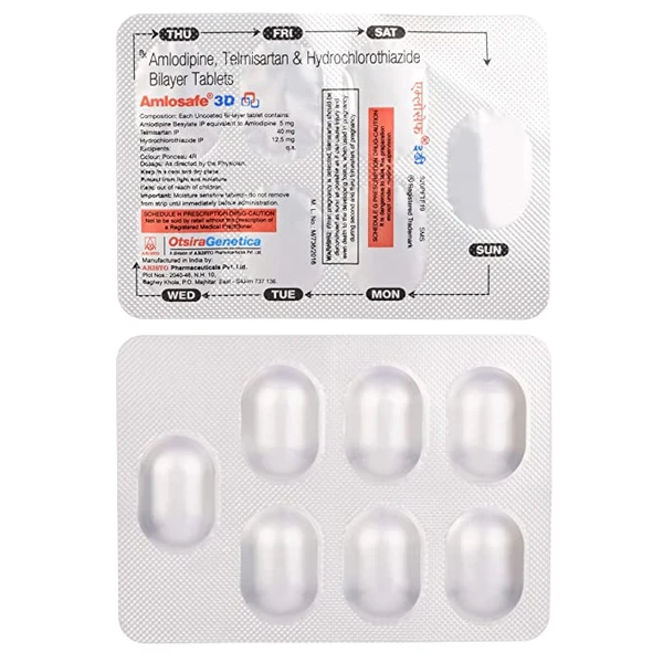 Amlosafe 3D Tablet   - Prescription Required