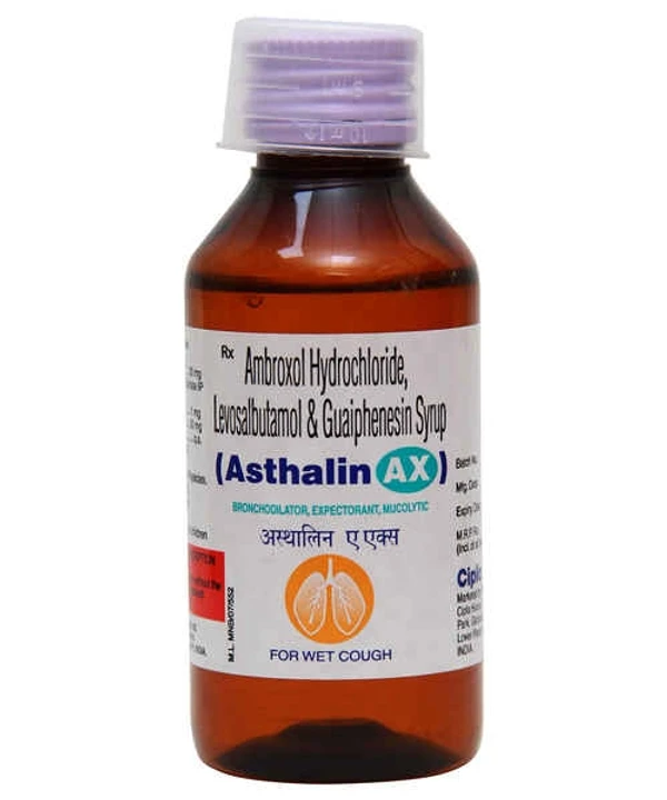 Asthalin AX Syrup - Prescription Required