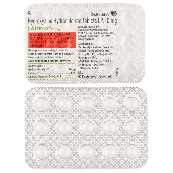 Atarax 10mg Tablet  - Prescription Required