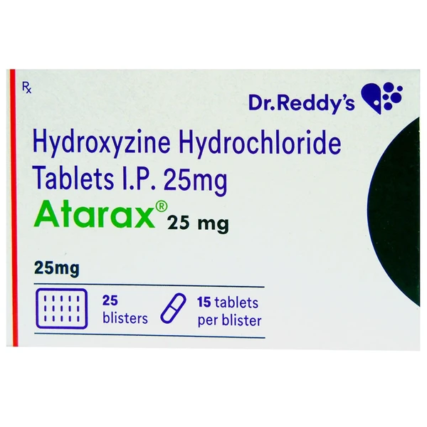 Atarax 25mg Tablet   - Prescription Required