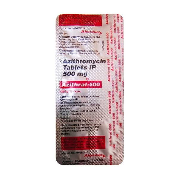 Azithral 500 Tablet  - Prescription Required