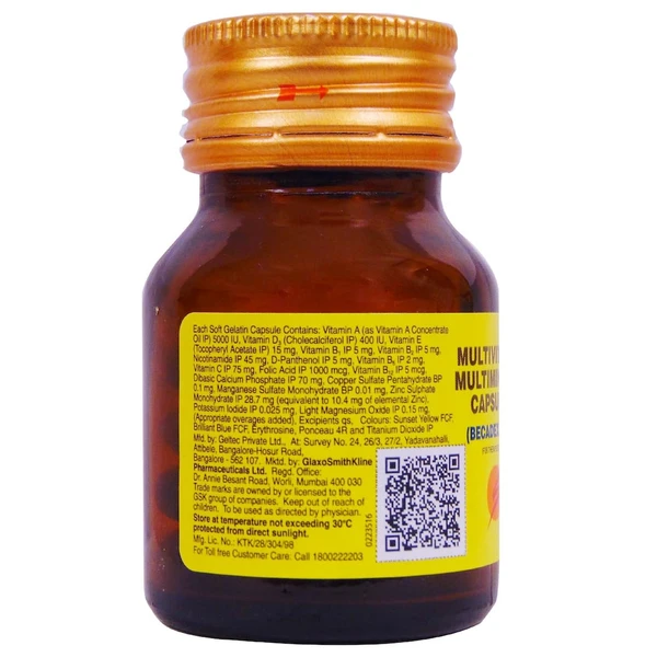 Becadexamin soft Gelatin Capsule 