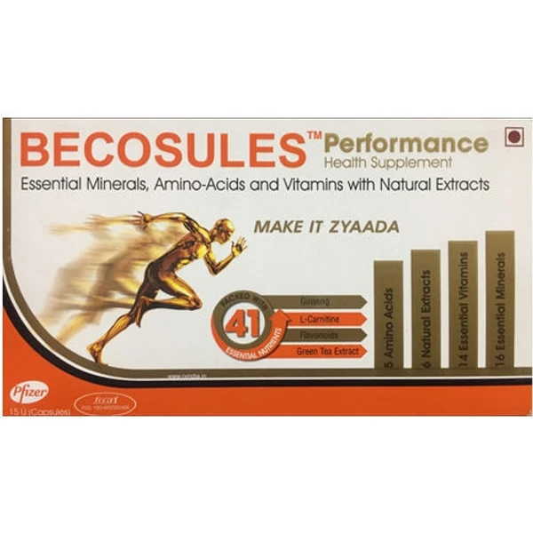 Becosules Performance Capsule 