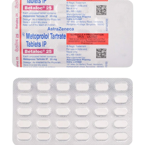 Betaloc 25mg Tablet  - Prescription Required