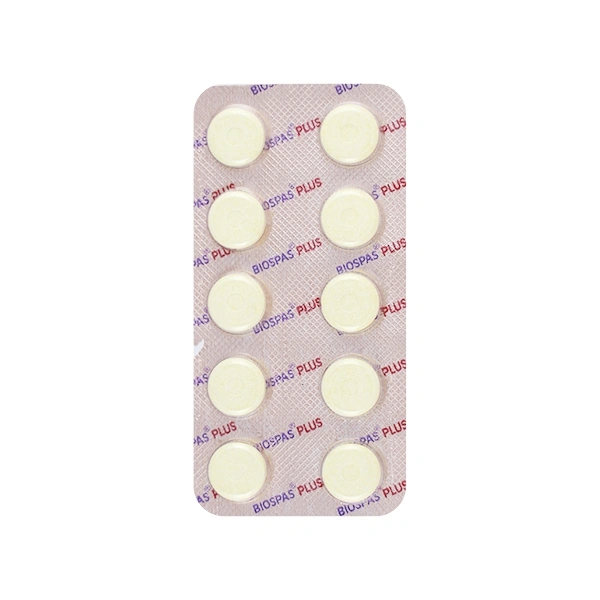 Biospas Plus 10mg/250mg Tablet - 