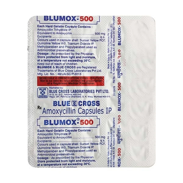 Blumox 500mg Capsule - Prescription Required