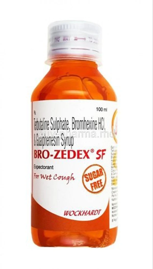 Bro-Zedex SF Syrup  - Prescription Required