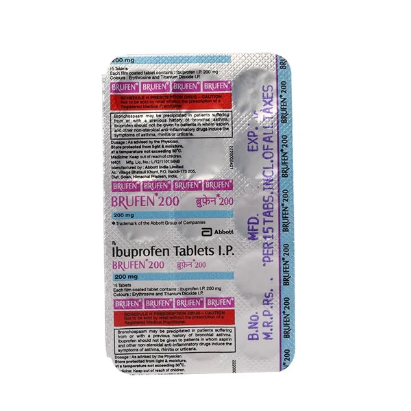 Brufen 200 Tablet  - Prescription Required