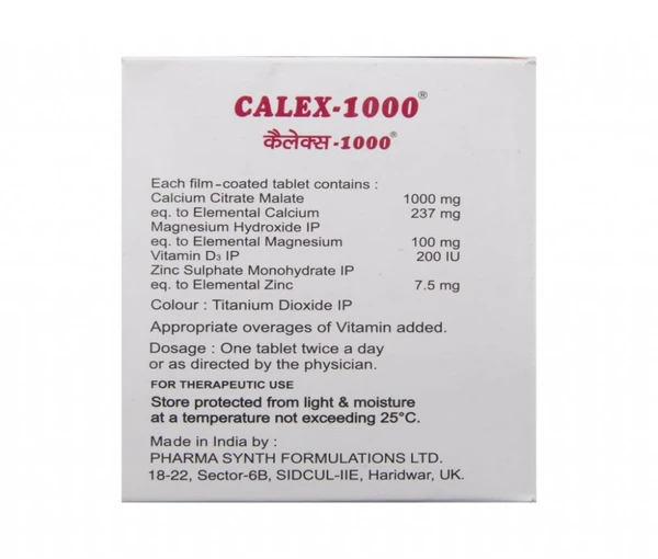 Calex-1000 Tablet 