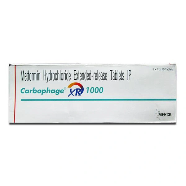 Carbophage XR 1000 Tablet  - Prescription Required