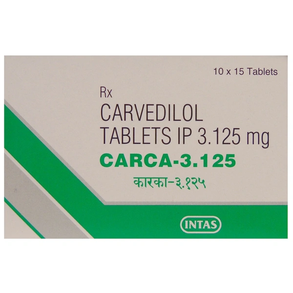 Carca3.125 Tablet  - Prescription Required