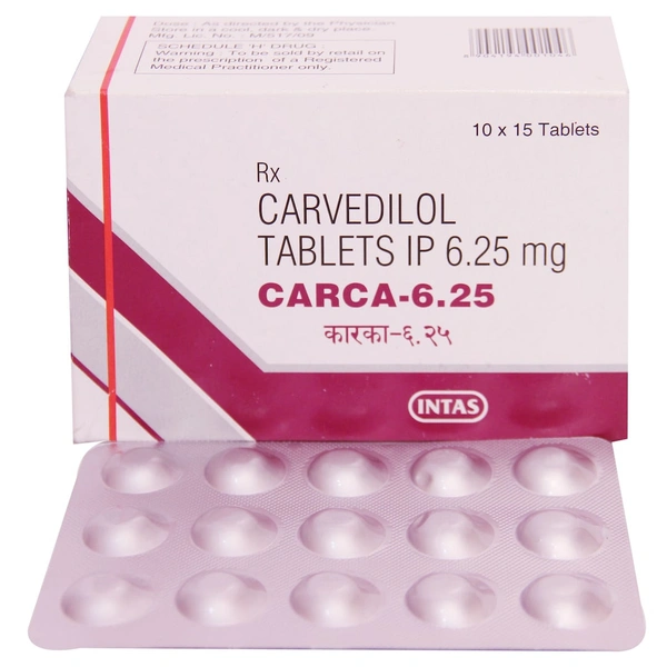 Carca 6.25 Tablet  - Prescription Required