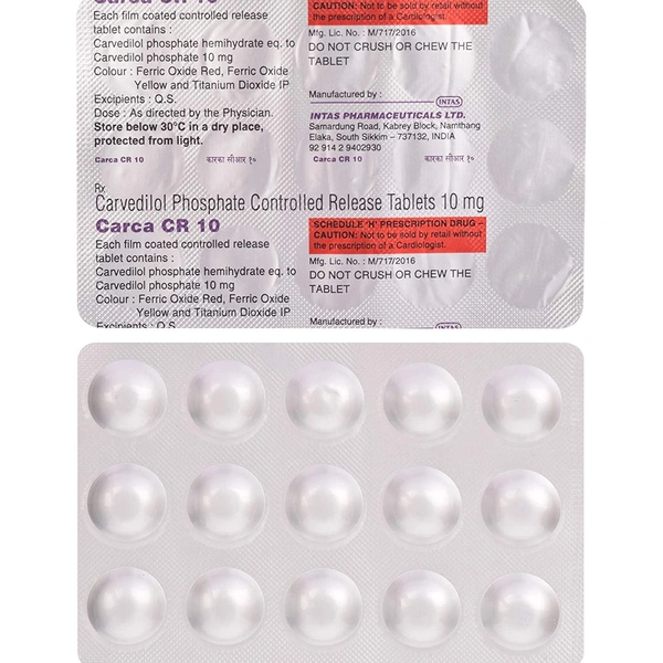 Carca CR 10 Tablet  - Prescription Required