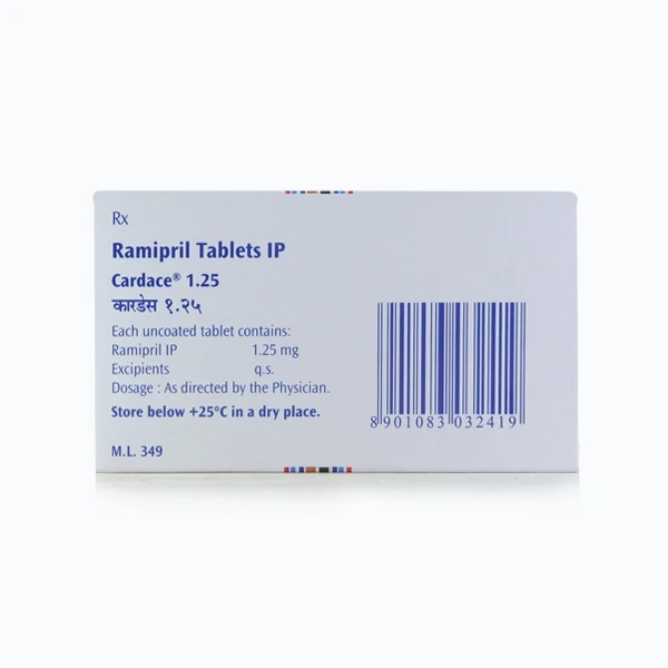 Cardace 1.25 Tablet  - Prescription Required