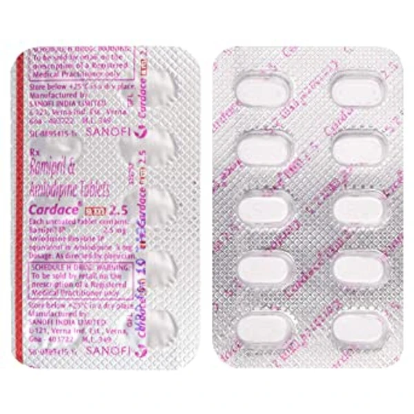 Cardace AM 2.5 Tablet  - Prescription Required