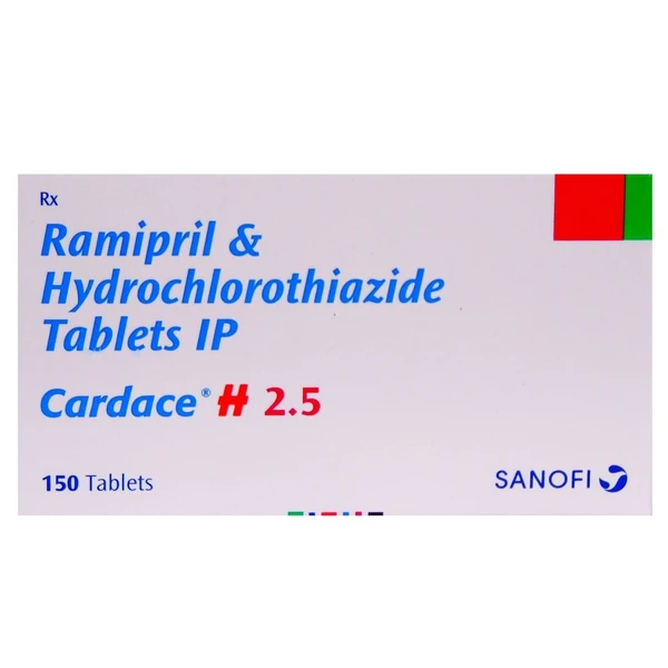Cardace H 2.5 Tablet  - Prescription Required