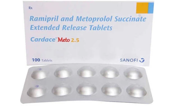 Cardace Meto 2.5 Tablet  - Prescription Required