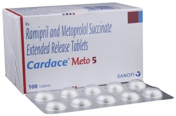 Cardace Meto 5 Tablet  - Prescription Required