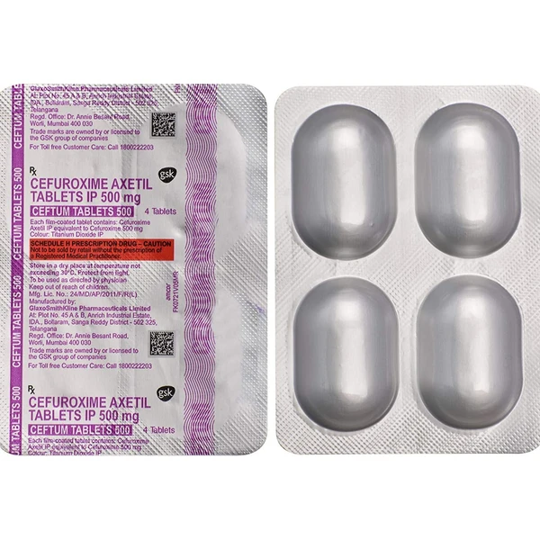 Ceftum 500mg Tablet  - Prescription Required