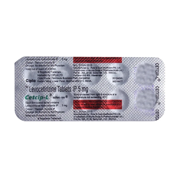 Cetcip-L Tablet  - Prescription Required