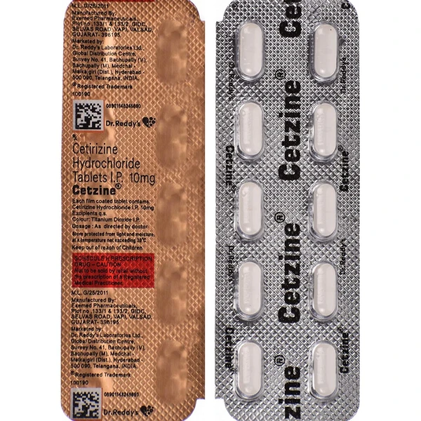 Cetzine Tablet  - Prescription Required