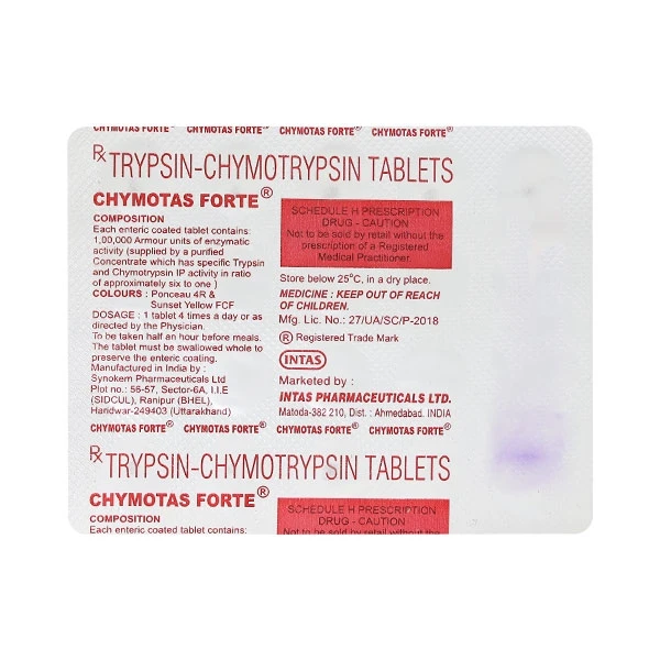 Chymotas Forte Tablet  - Prescription Required