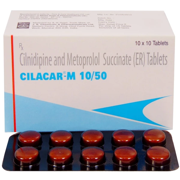 Cilacar-M 10/50 Tablet  - Prescription Required