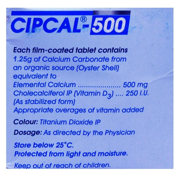 Cipcal 500 Tablet 