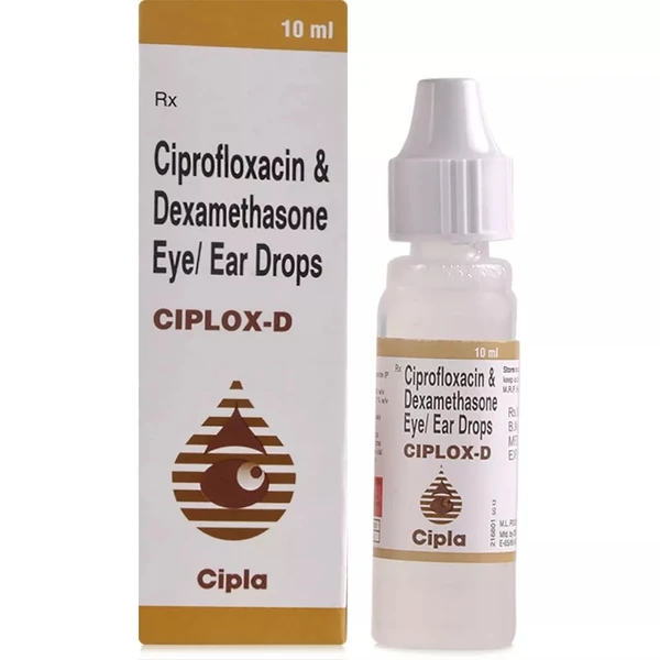 Ciplox D Eye/Ear Drops - Prescription Required