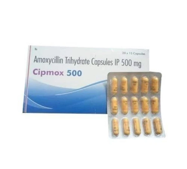 Cipmox 500 Capsule Yellow  - Prescription Required