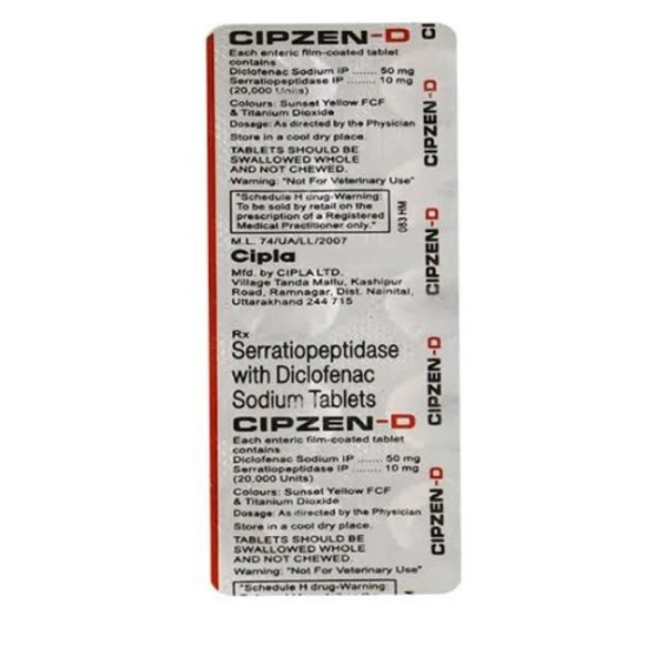 Cipzen-D Tablet  - Prescription Required