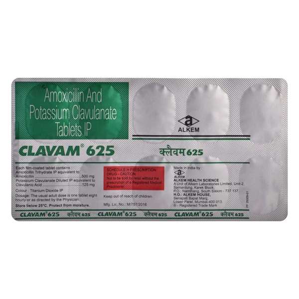 Clavam 625 Tablet  - Prescription Required