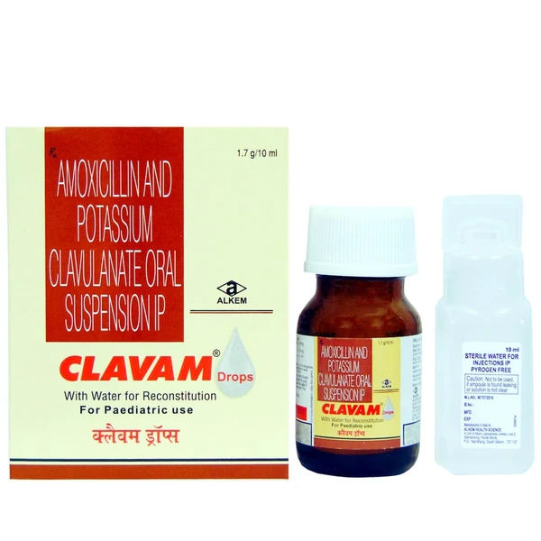Clavam Paediatric Oral Suspension  - Prescription Required