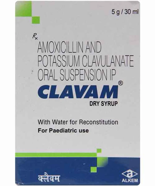 Clavam Dry Syrup  - Prescription Required