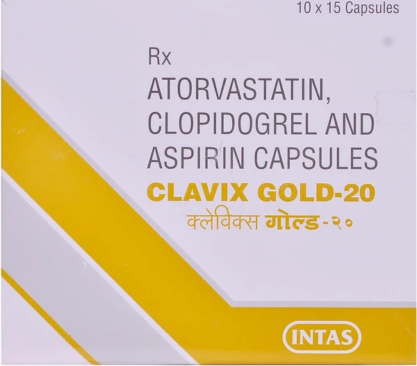 Clavix Gold 20 Capsule - Prescription Required