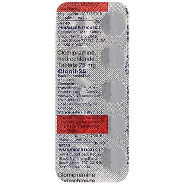 Clonil 25mg Tablet  - Prescription Required